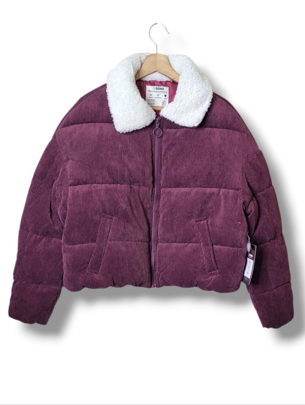 NWT CI SONO Corduroy Padded Jacket